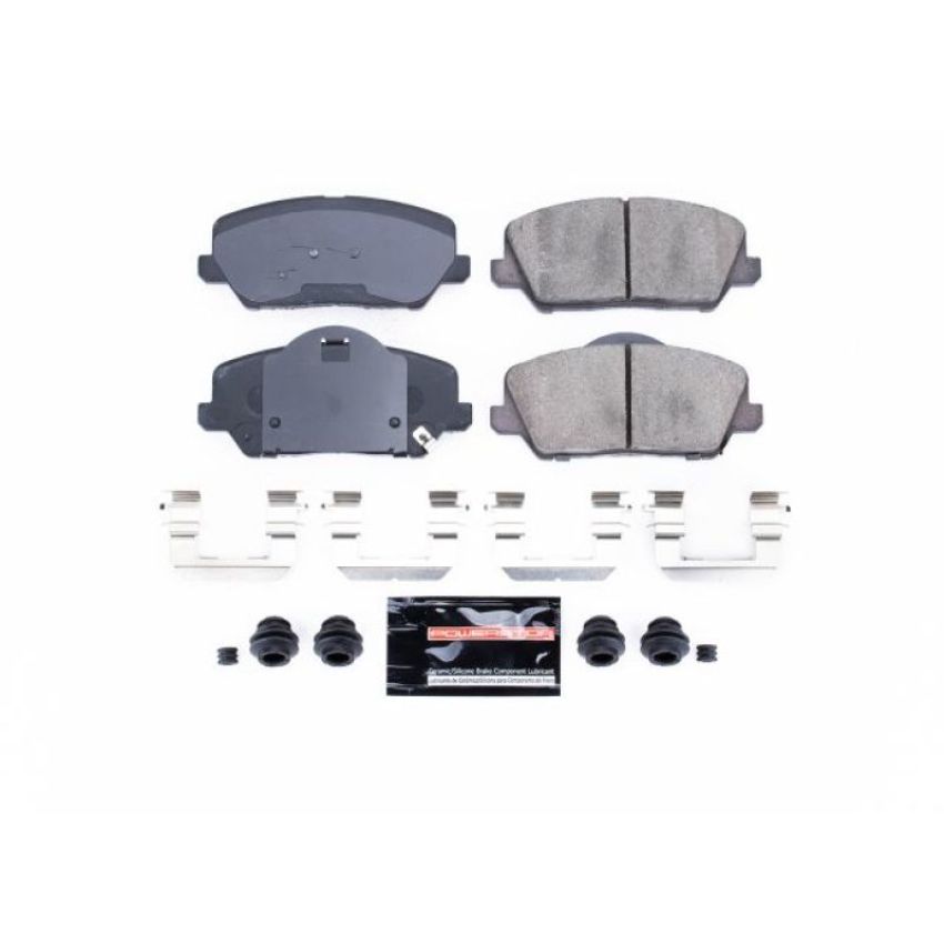 PowerStop Z23-1735 PowerStop - Z23 Daily Driver Carbon-Fiber Ceramic Brake Pads with Hardware Kit