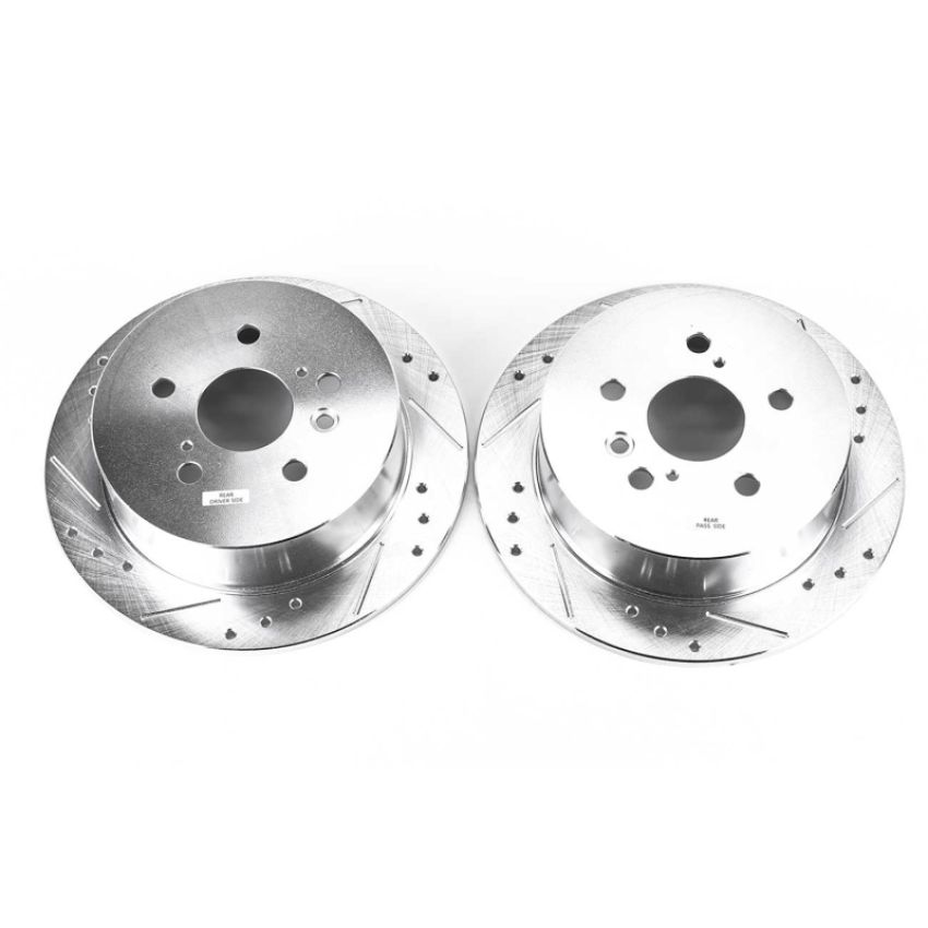 PowerStop JBR1153XPR PowerStop Evolution Performance Drilled, Slotted & Plated Brake Rotor Pair