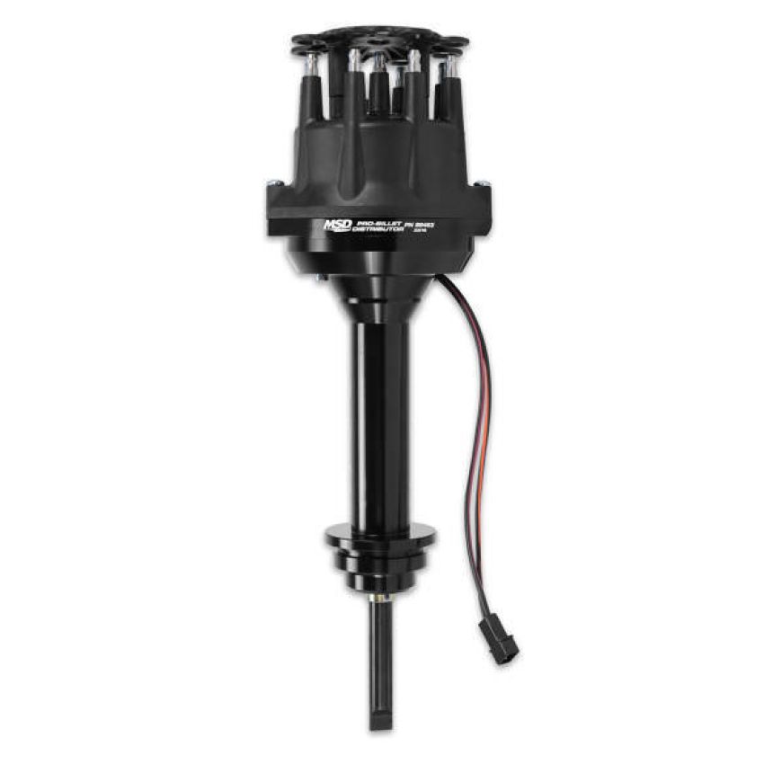 MSD IGNITION MSD85463 BBM 426-440 Pro Billet Distributor Black Finish
