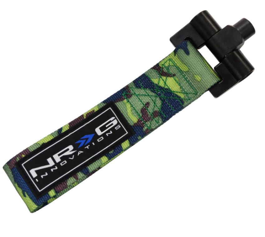 NRG TOW-207CM1 Bolt-In Tow Strap Camo- Subaru WRX / STI 02-07 (5000lb. Limit)