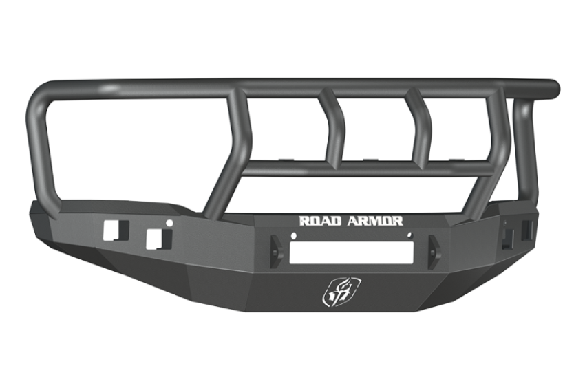 Road Armor 214R2B-NW 14-15 GMC 1500 Stealth Front Bumper w/Titan II Guard - Tex Blk