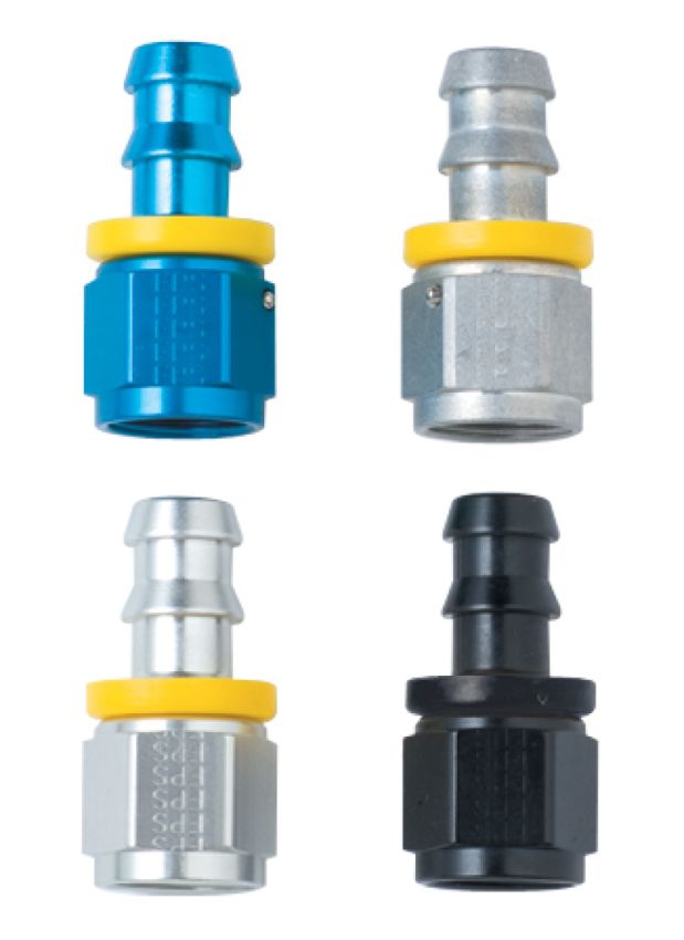 FRAGOLA FRG200112 Hose Fitting #12 Str Push Lock