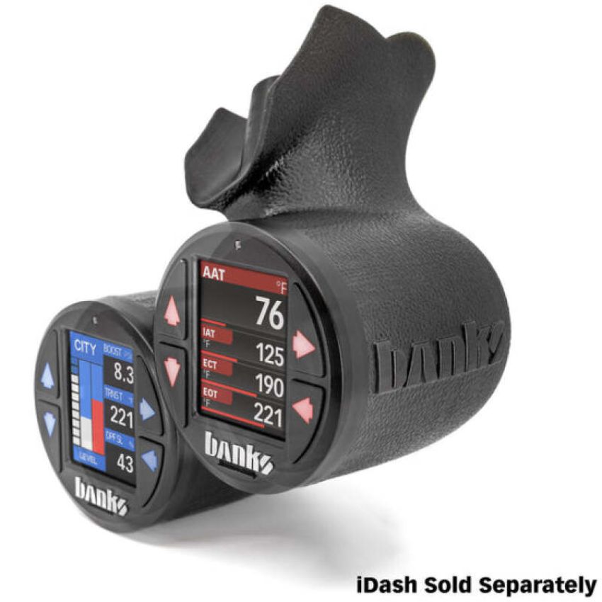 Banks Power 63368 15-20 Ford F150 - iDash Stealth Dual Gauge Pod Kit