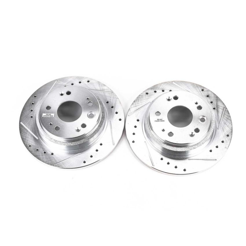 PowerStop JBR1331XPR PowerStop Evolution Performance Drilled, Slotted & Plated Brake Rotor Pair