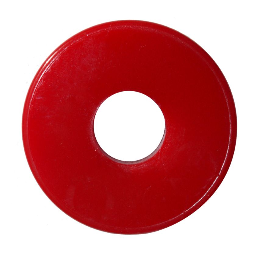 WEHRS MACHINE WEHWM360-750-50 Puck .750in Thick Red 50 Durometer
