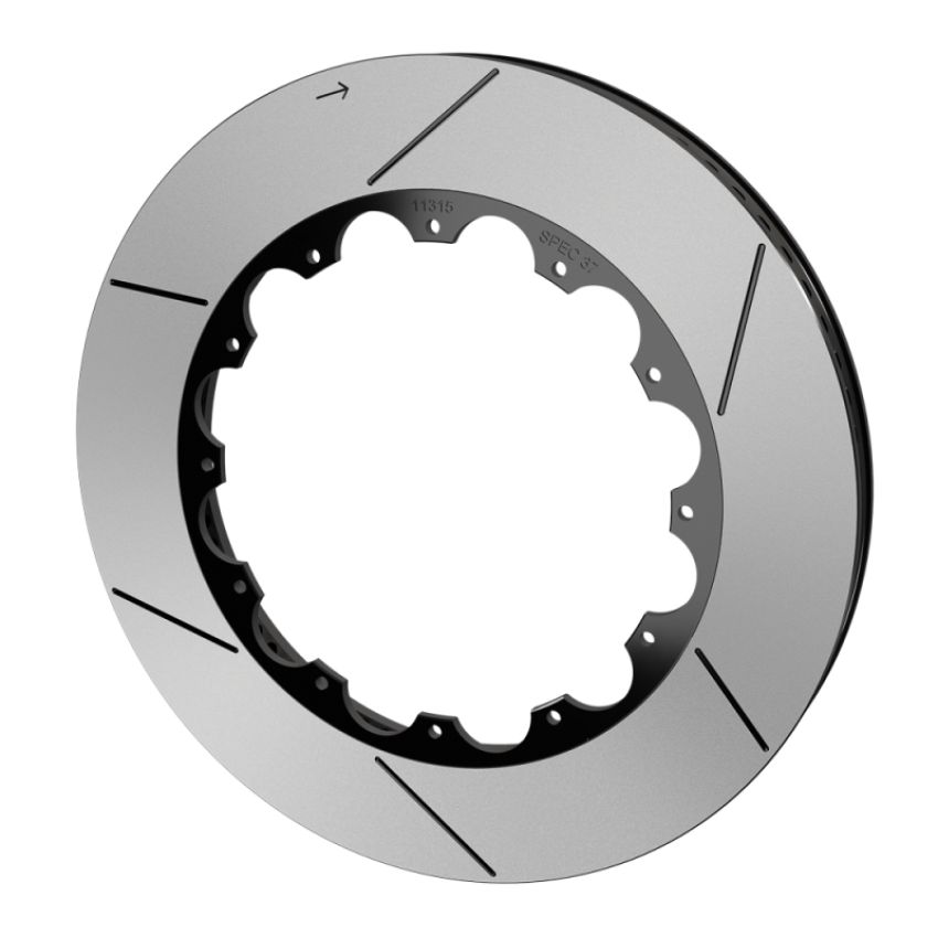 Wilwood 160-11315-GTB Rotor-SV-GT 72 SPC-37 -RH 14.25 x 1.25 - 12 on 8.75in (Black)