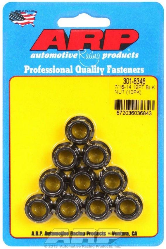 ARP ARP301-8346 7/16-14 12pt. Nuts (10)