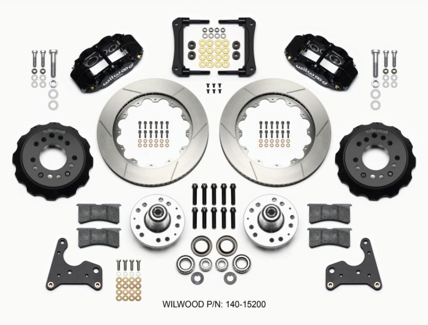 Wilwood 140-15200 Narrow Superlite 6R Front Hub Kit 14.00in 65-72 CDP C Body -Drum
