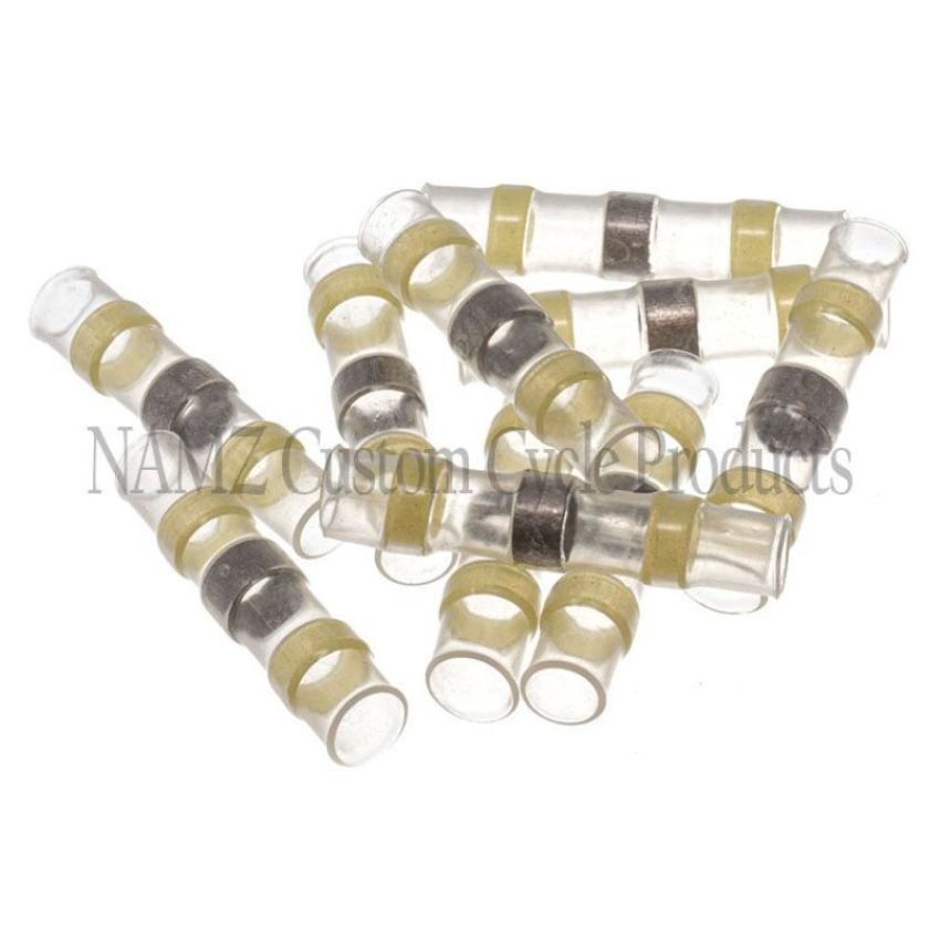 NAMZ NIS-9005 Heat Sealable Butt Splice w/Low Temp Solder Terminals 12-10 AWG (10 Pack)