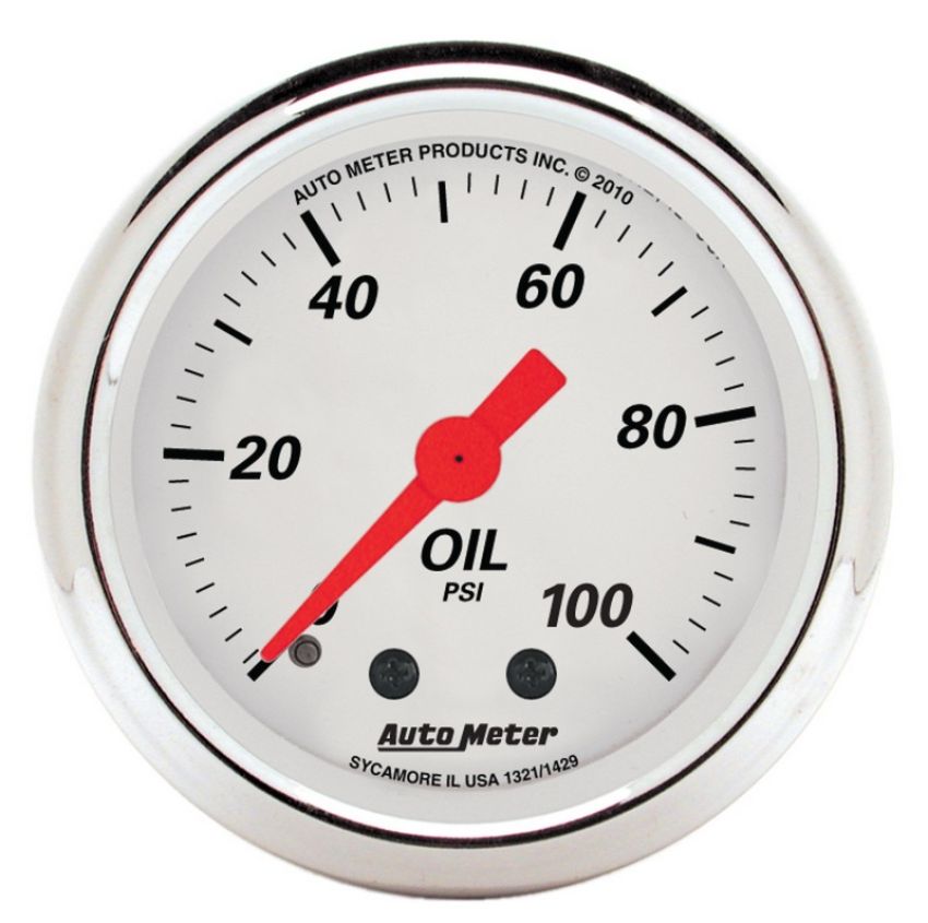 AutoMeter 1321 GAUGE, OIL PRESS, 2 1/16