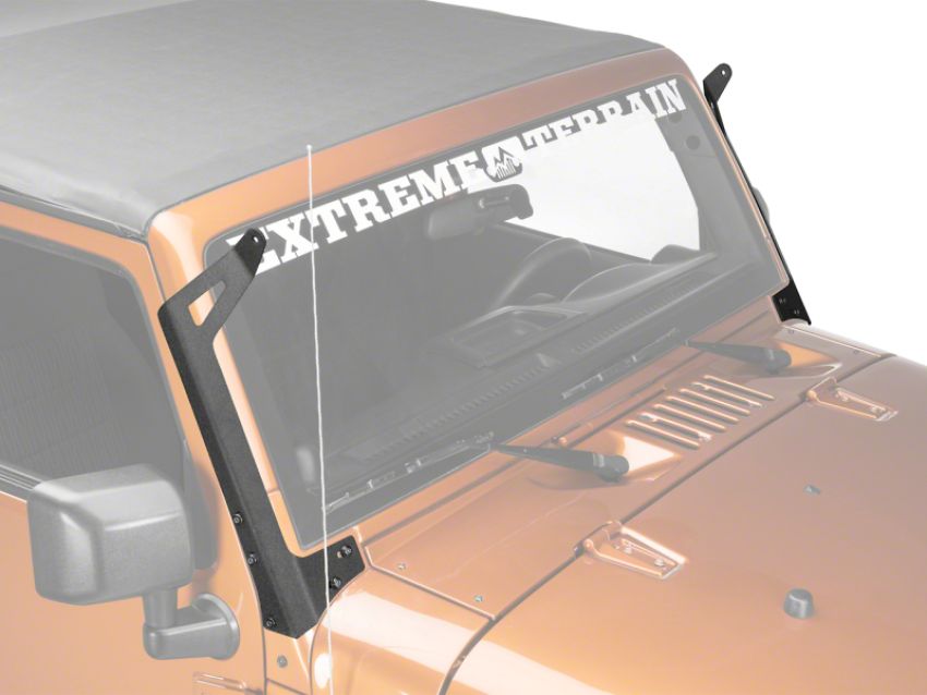Raxiom J106743 07-18 Jeep Wrangler JK 50-In LED Light Bar Windshield Mount