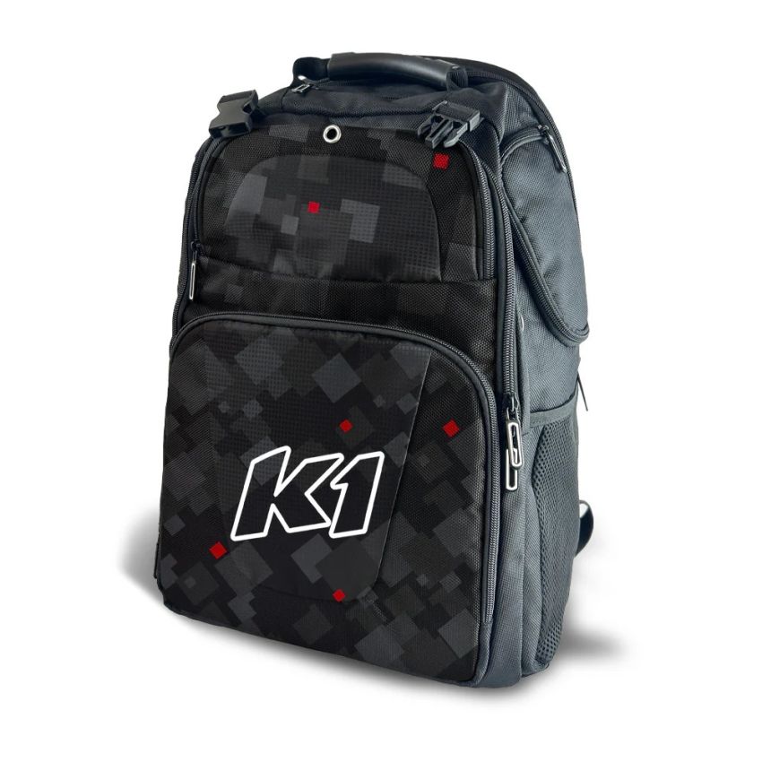 K1 RACEGEAR K1R33-QUE-NR Backpack Quest Lifestyle Black  Red  Grey