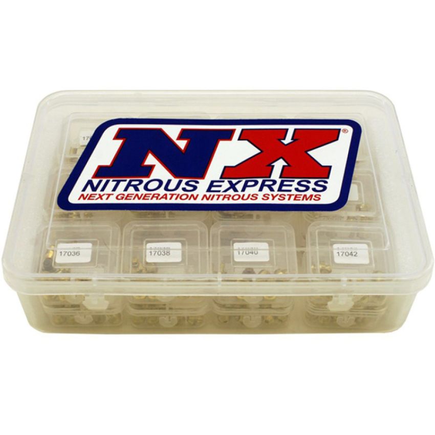 Nitrous Express 40001MP MASTER JET PACK (25 DIFFERENT JETS - 10 PER SIZE)