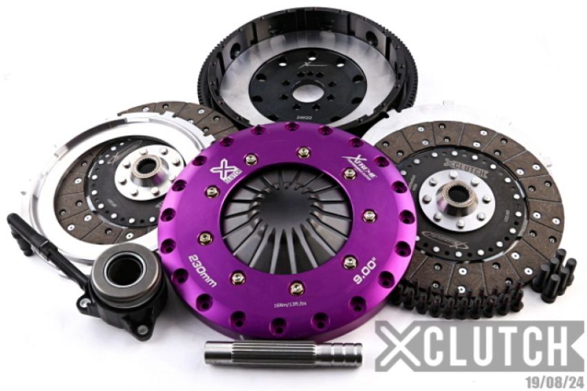 XCLUTCH XKVW23698-2G 08-09 Audi A3 Sportback 2.0L 9in Twin Solid Organic Clutch Kit