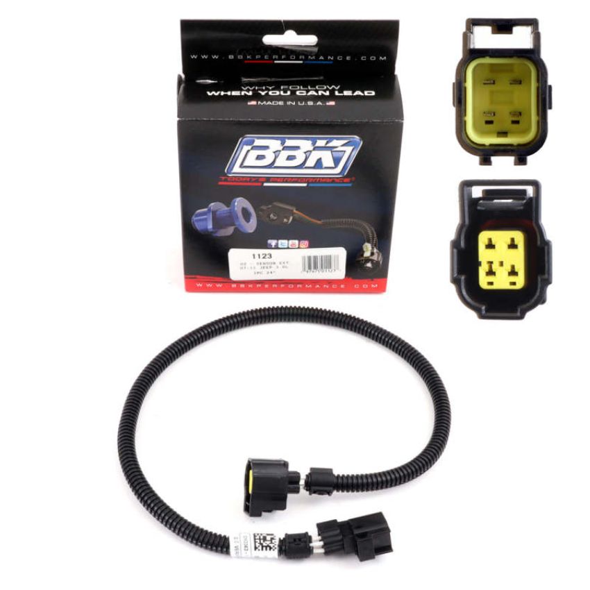 BBK Performance Parts 1123 2007-2011 Jeep Wrangler 3.8L O2 WIRE HARNESS EXTENSION (1pc) 24