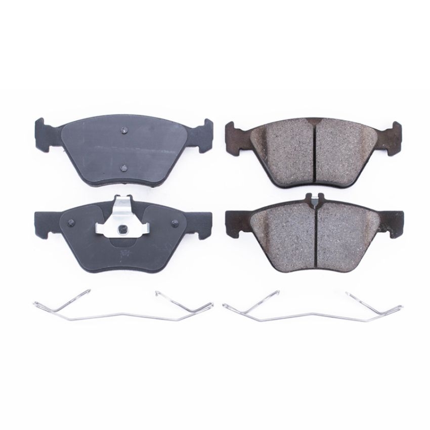 PowerStop 17-740 PowerStop - Z17 Low-Dust Ceramic Brake Pads with Hardware