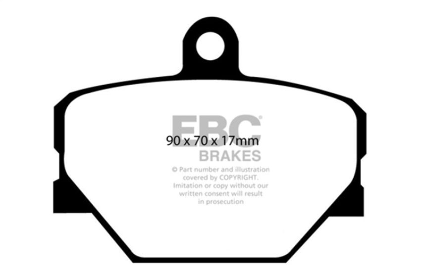 EBC Brakes DP31287C Redstuff Ceramic Low Dust Brake Pads