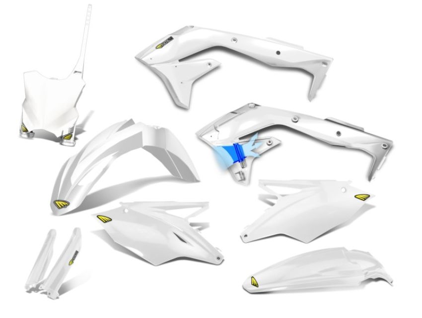 Cycra 16-18 Kawasaki KX450F Powerflow Full Body Kit White