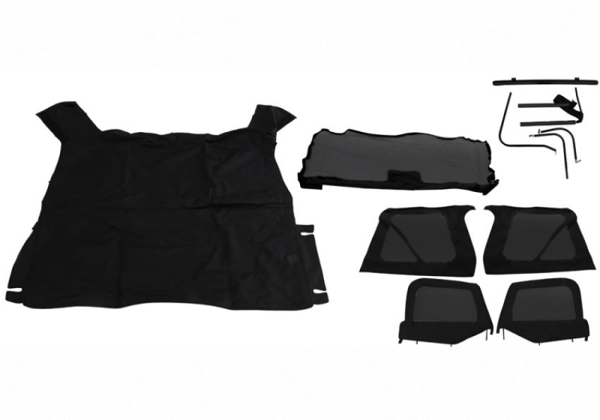 Rampage 68535 1997-2006 Jeep Wrangler(TJ) Complete Top - Black Diamond