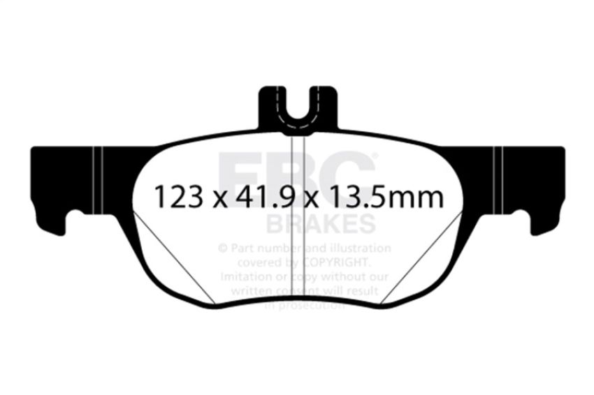 EBC Brakes DP32413C Redstuff Ceramic Low Dust Brake Pads