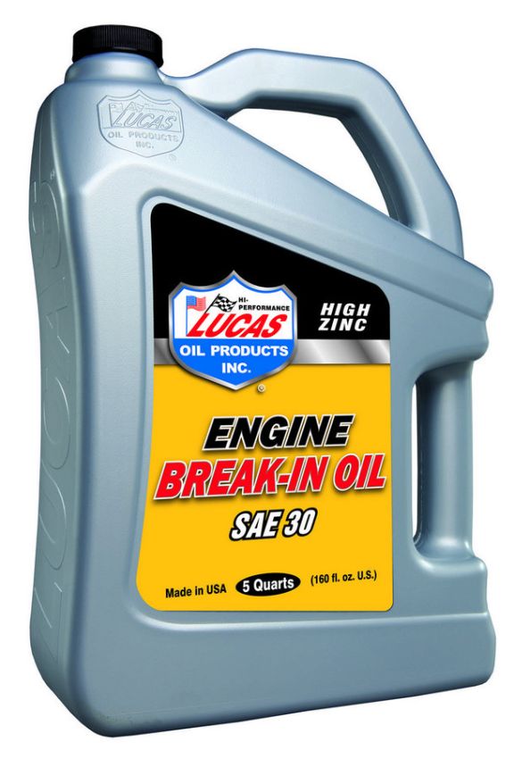 LUCAS OIL LUC10631 SAE 30 Break-In Oil 5 Qt Bottle