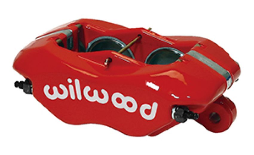 Wilwood 120-6806-RD Caliper-Forged Dynalite-Red 1.38in Pistons .81in Disc