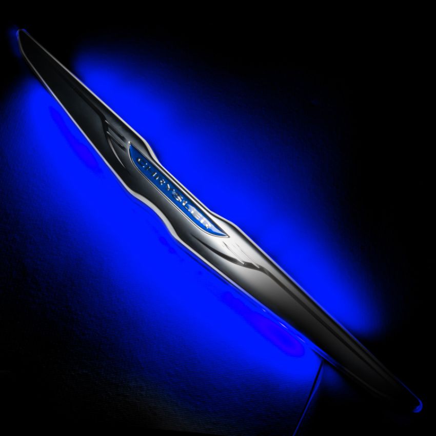 Oracle Lighting 3019-002 Blue Illuminated LED Sleek Wing, Single Intensity