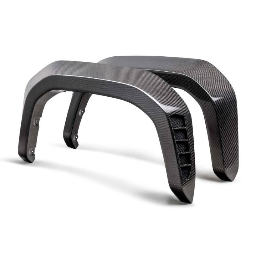 Seibon FLR24TYTA-R 2024 Toyota Tacoma TRD PRO Rear Carbon Fiber Fender Flares