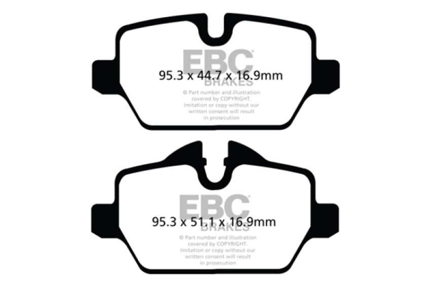 EBC Brakes DP32102C Redstuff Ceramic Low Dust Brake Pads