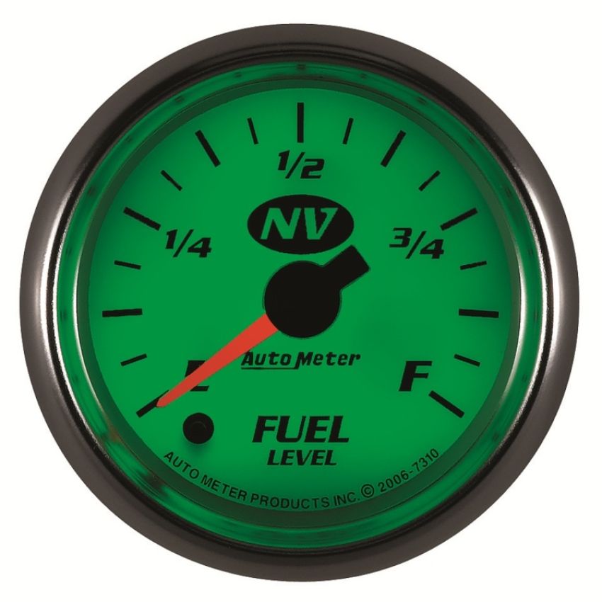 AutoMeter 7310 GAUGE, FUEL LEVEL, 2 1/16