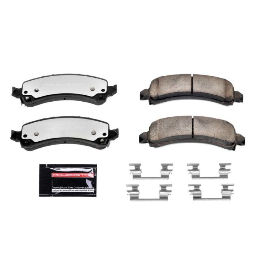 PowerStop Z36-974A PowerStop - Z36 Truck and SUV Carbon-Fiber Ceramic Brake Pads with Hardware Kit