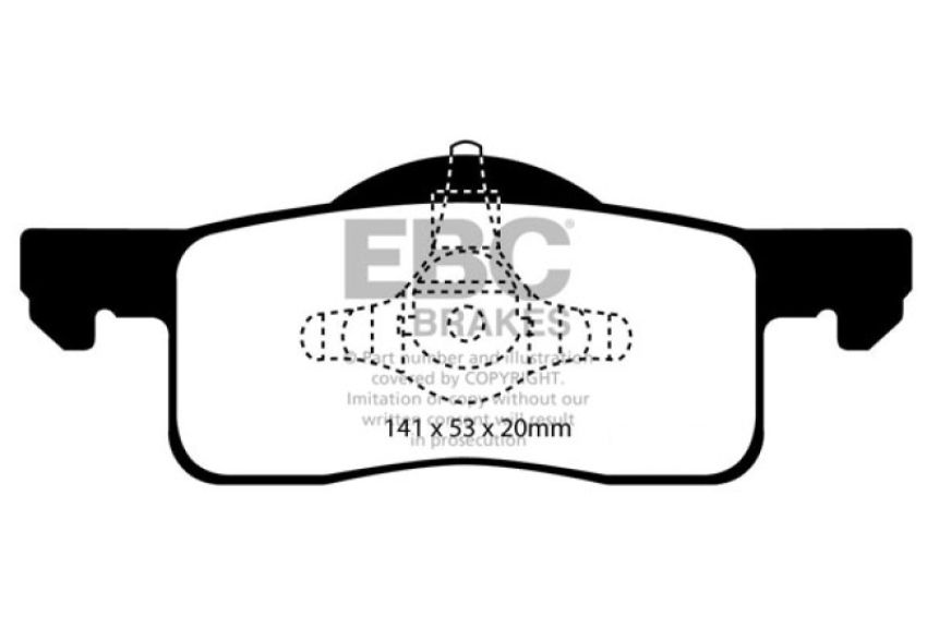 EBC Brakes UD935 Ultimax OEM Replacement Brake Pads
