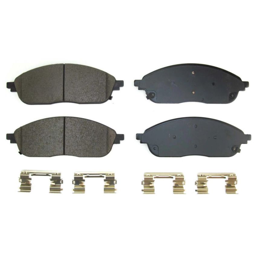 PowerStop 17-2436 PowerStop - Z17 Low-Dust Ceramic Brake Pads with Hardware