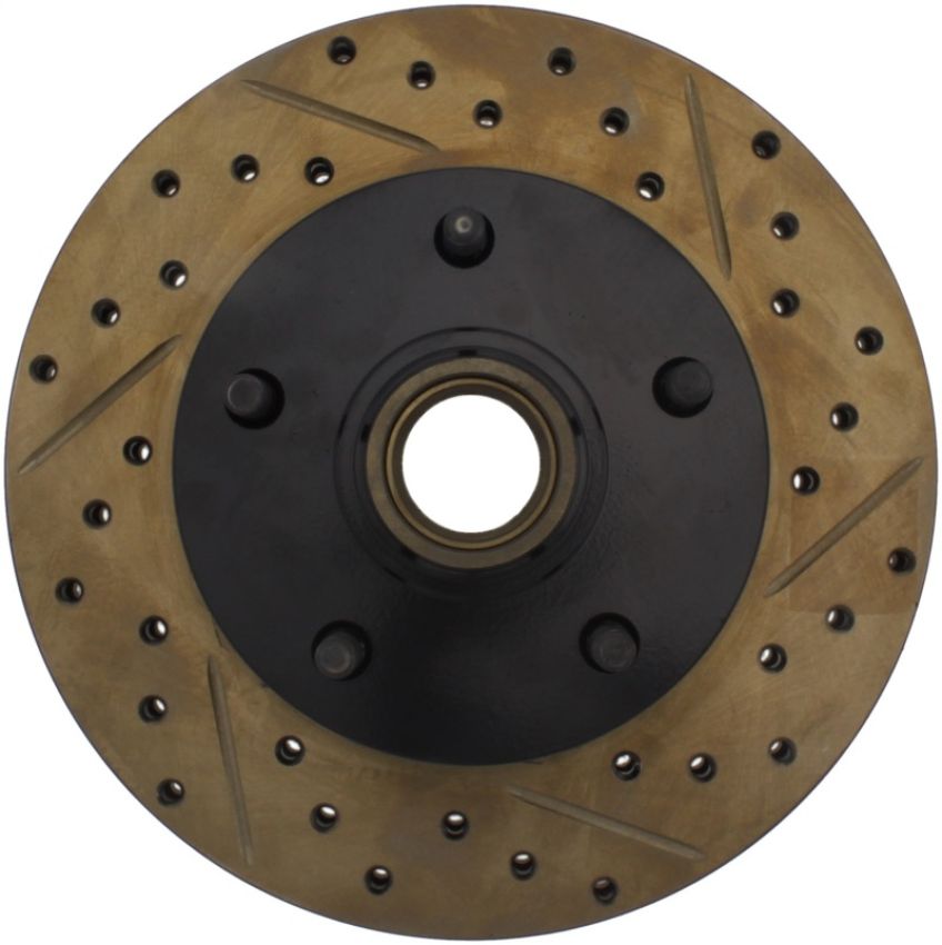Stoptech 127.62000L Slotted & Drilled Sport Brake Rotor