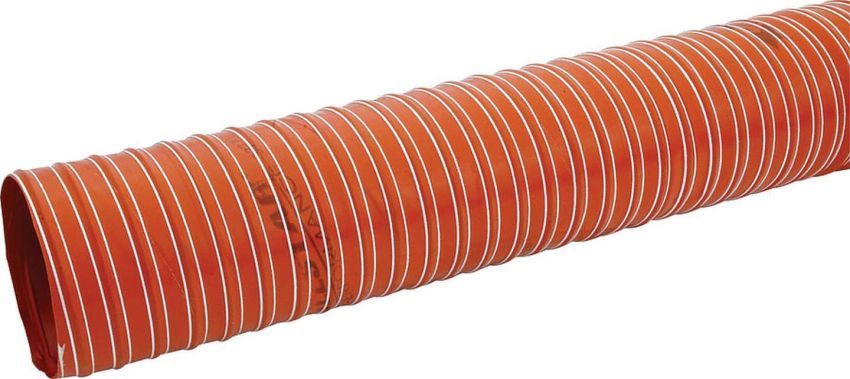 ALLSTAR PERFORMANCE ALL42155 Brake Duct Hose 4 x 10ft Orange 550 Deg