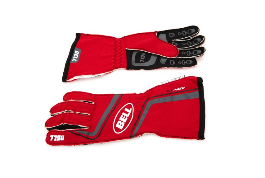 BELL HELMETS BELBR20013 Glove ADV-TX Red/Black Large SFI 3.3/5