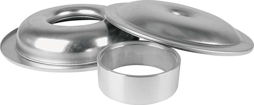 ALLSTAR PERFORMANCE ALL25906 LW 14in A/C Kit Plain No Element 2in Spacer