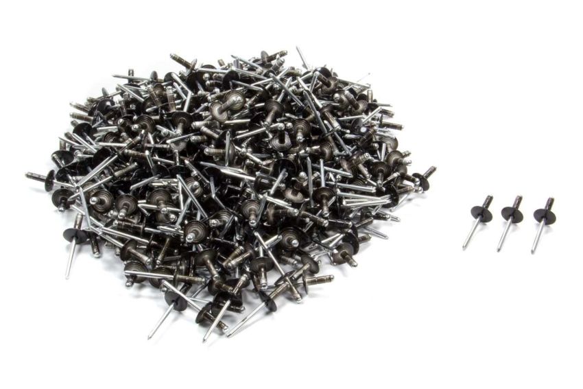 FIVESTAR FIV814B-500L Lrg Hd Rivet Black Multi -grip 500pk