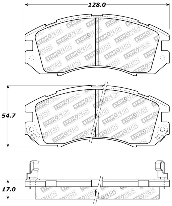 Stoptech 309.04700 Performance Brake Pads
