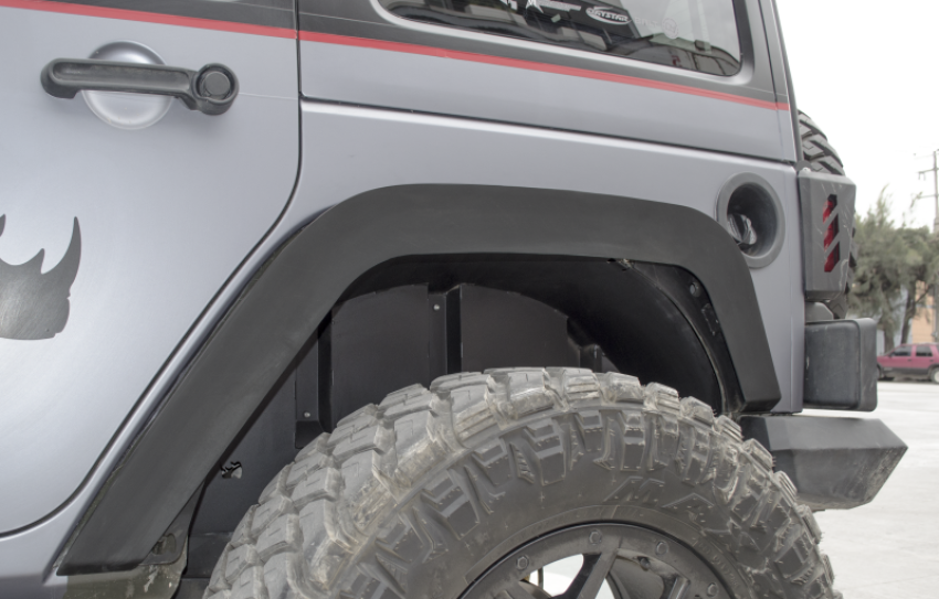 Go Rhino 702002T 07-18 Jeep Wrangler JK/JKU Rear Fender Liners