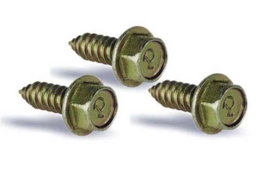 Moroso 90110 Wheel Rim Screws - Grade 8 Steel - Gold Iridite Finish - 500 Pack
