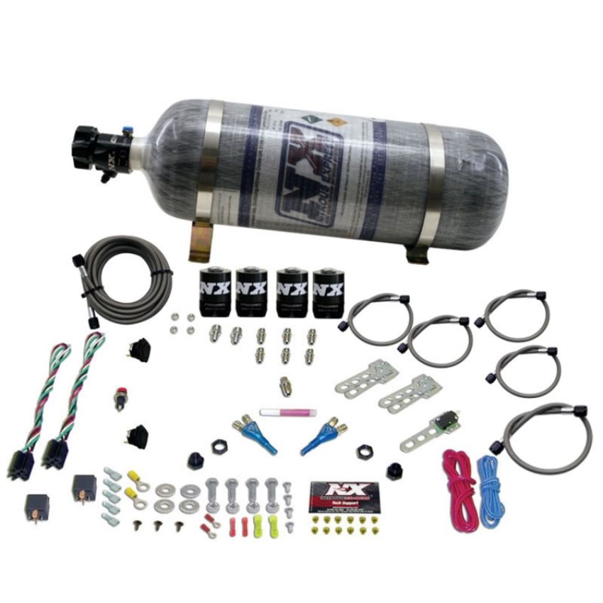 Nitrous Express 20124-12 FORD EFI DUAL STAGE (50-75-100-150HP X 2) WITH COMPOSITE BOTTLE
