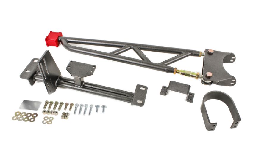 BMR Suspension TA011H BMR 93-02 F-Body w/ DSL Torque Arm Tunnel Mount (For Stock Exhaust) - Black Hammertone