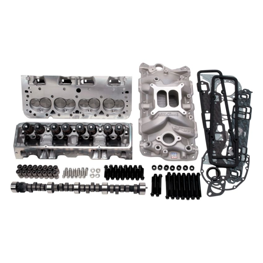 Edelbrock 2022 Power Package Top End Kit E-Street and Performer Sbc