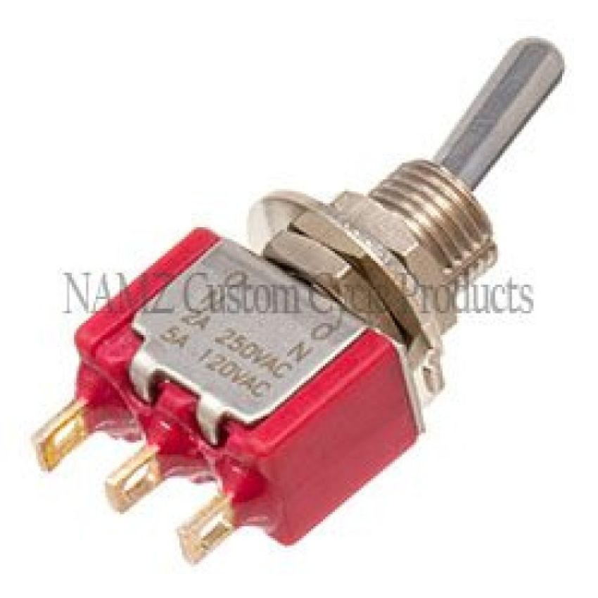 NAMZ NMTS-01 Mini High/Low Beam Toggle Switch 5-AMP 1/4in. Hole
