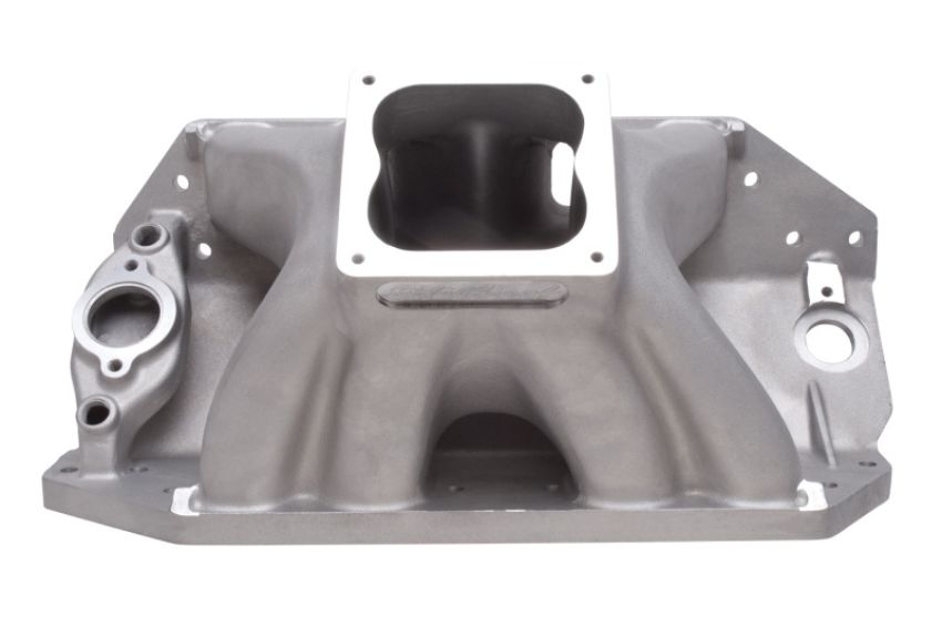 Edelbrock 28002 Manifold Big Victor II BBC w/  Profiler or Dart Big Chief Heads Dominator Flange