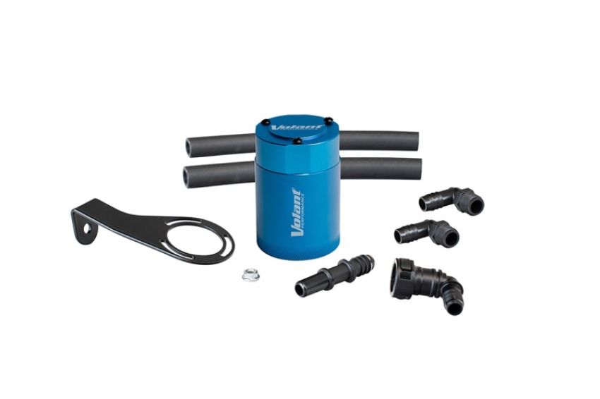 Volant VC0018 Performance 3 oz. aluminum oil catch can with mounting bracket