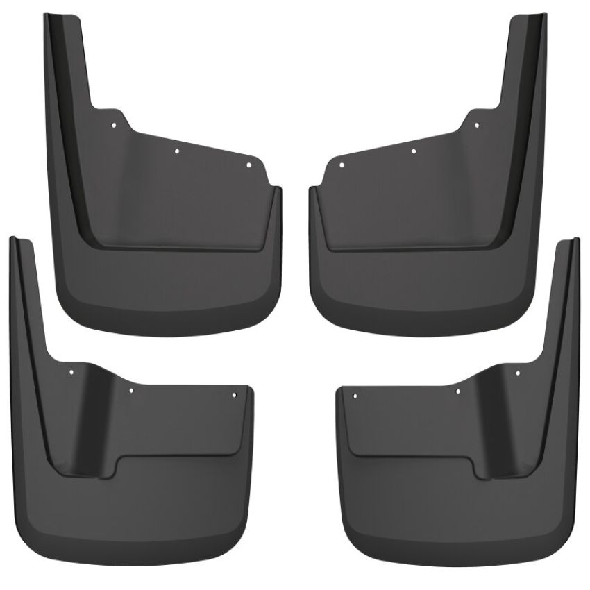 Husky Liners 20-22 GMC Sierra 2500/3500 HD (Excl. Dually) Front & Rear Mud Guards - Black