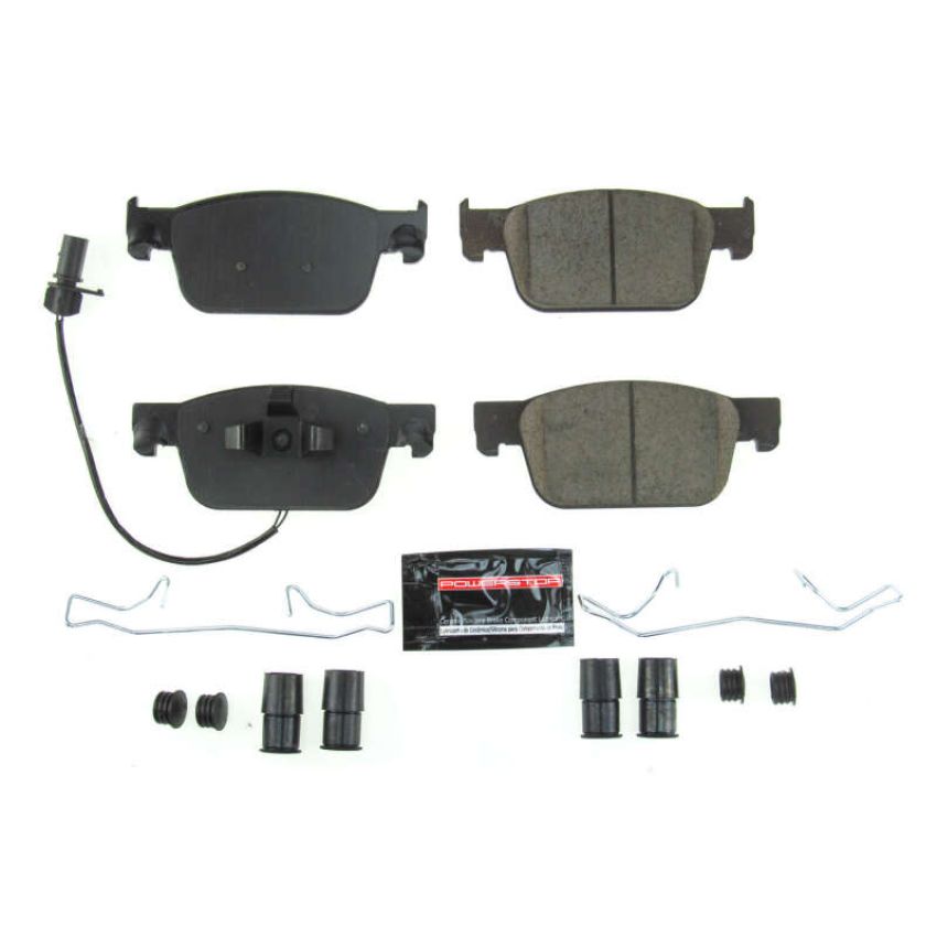 PowerStop Z23-1953 PowerStop - Z23 Daily Driver Carbon-Fiber Ceramic Brake Pads with Hardware Kit