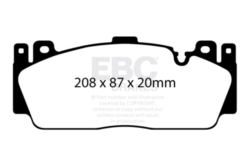 EBC Brakes DP52148NDX Bluestuff NDX Full Race Brake Pads
